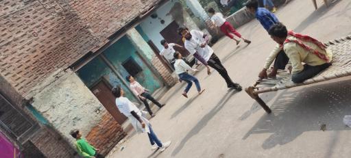 Playing Competition in Nand Nagari Slum Area Delhi by Nitya Foundation